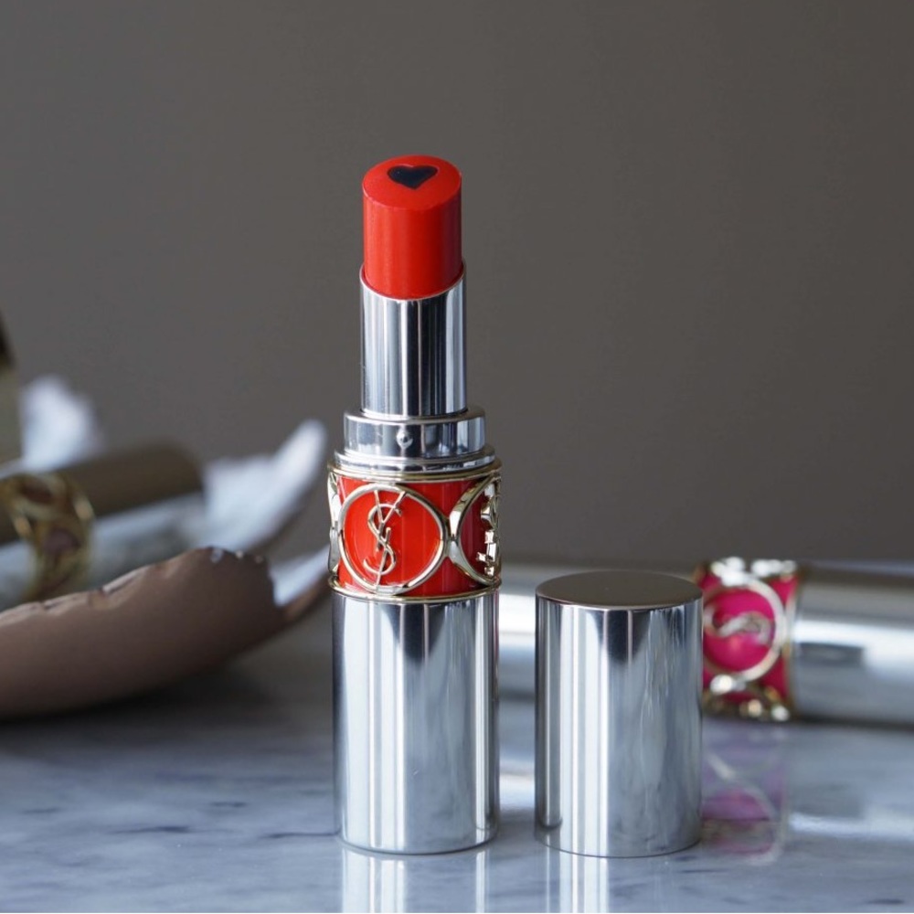 YSL Volupte Plump In Color Black Balm Heart